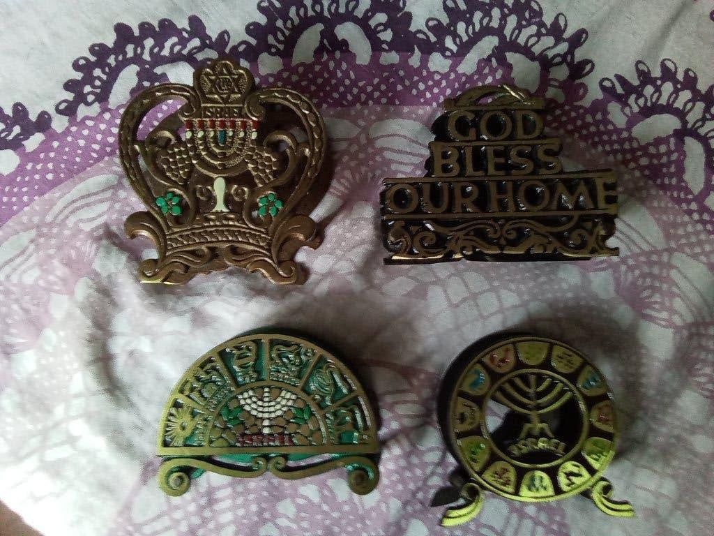 israel brievenhouder en god bless our home etc, Ophalen