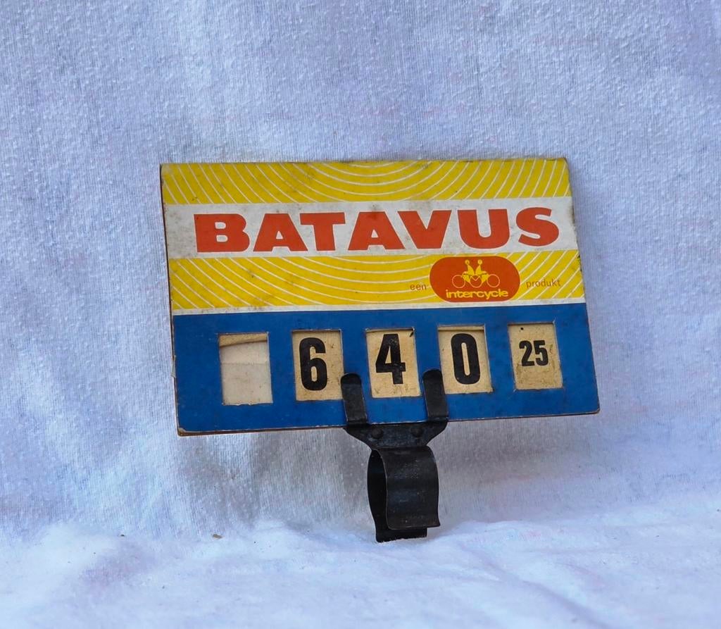 Rijwielen fiets Batavus prijskaartje, Ophalen of Verzenden, Gebruikt, Overige onderwerpen