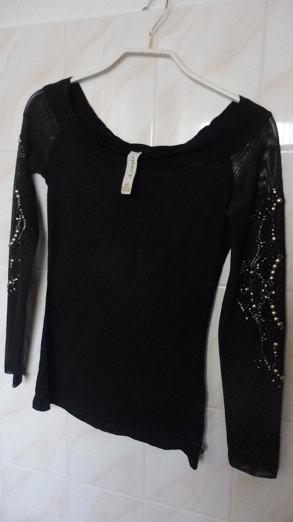 shirt  van MET nieuw maat, Maat 38/40 (M), MET Jeans, Zwart, Nieuw
