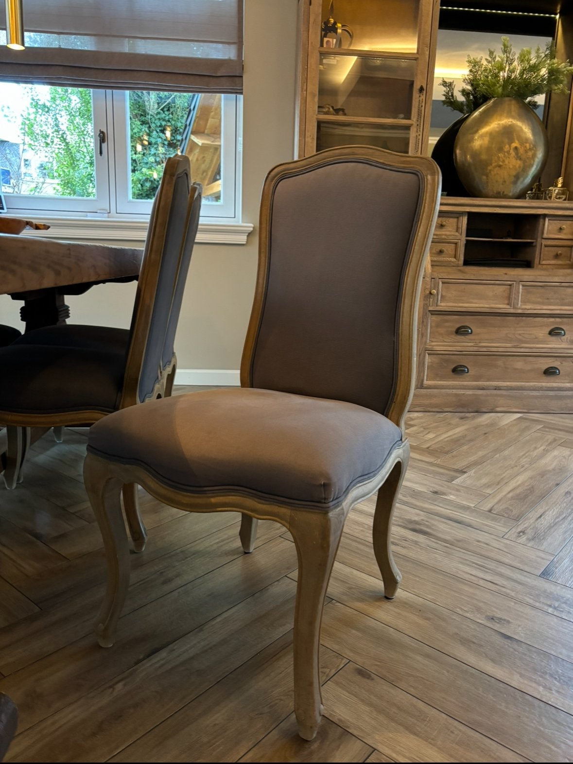 Rofra Home eetkamerstoelen 6 stuks, Huis en Inrichting, Stoelen, Ophalen, Gebruikt, Grijs, Vijf, Zes of meer stoelen