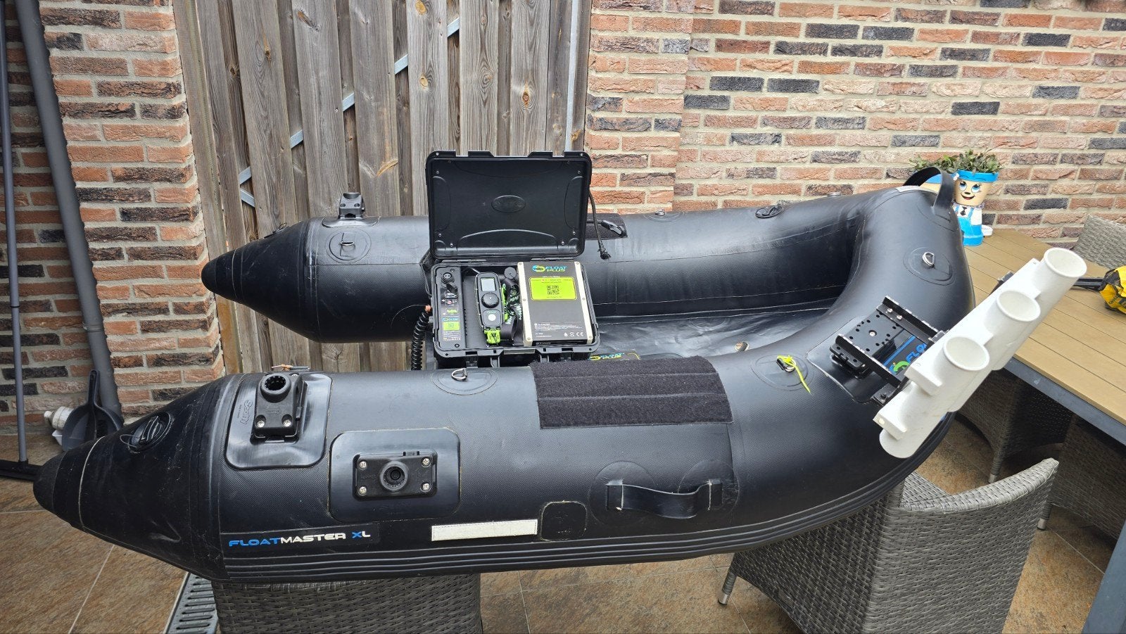 Floatmaster XL Bellyboat met FloatPlus motor en accu, Watersport en Boten, Ophalen, Gebruikt
