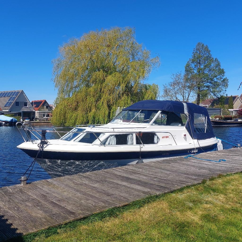 Inter 7700 Nor Line spitsgatter (1998) weinig motoruren, Watersport en Boten, Ophalen, Gebruikt, Diesel, Polyester