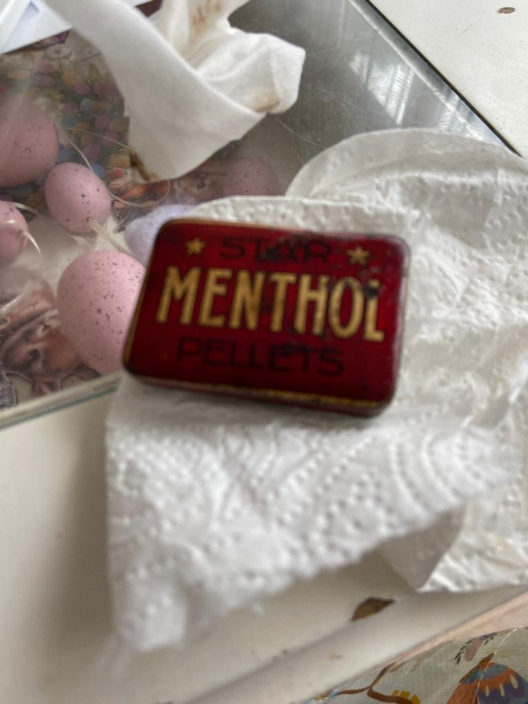 klein blikje star menthol, Ophalen of Verzenden