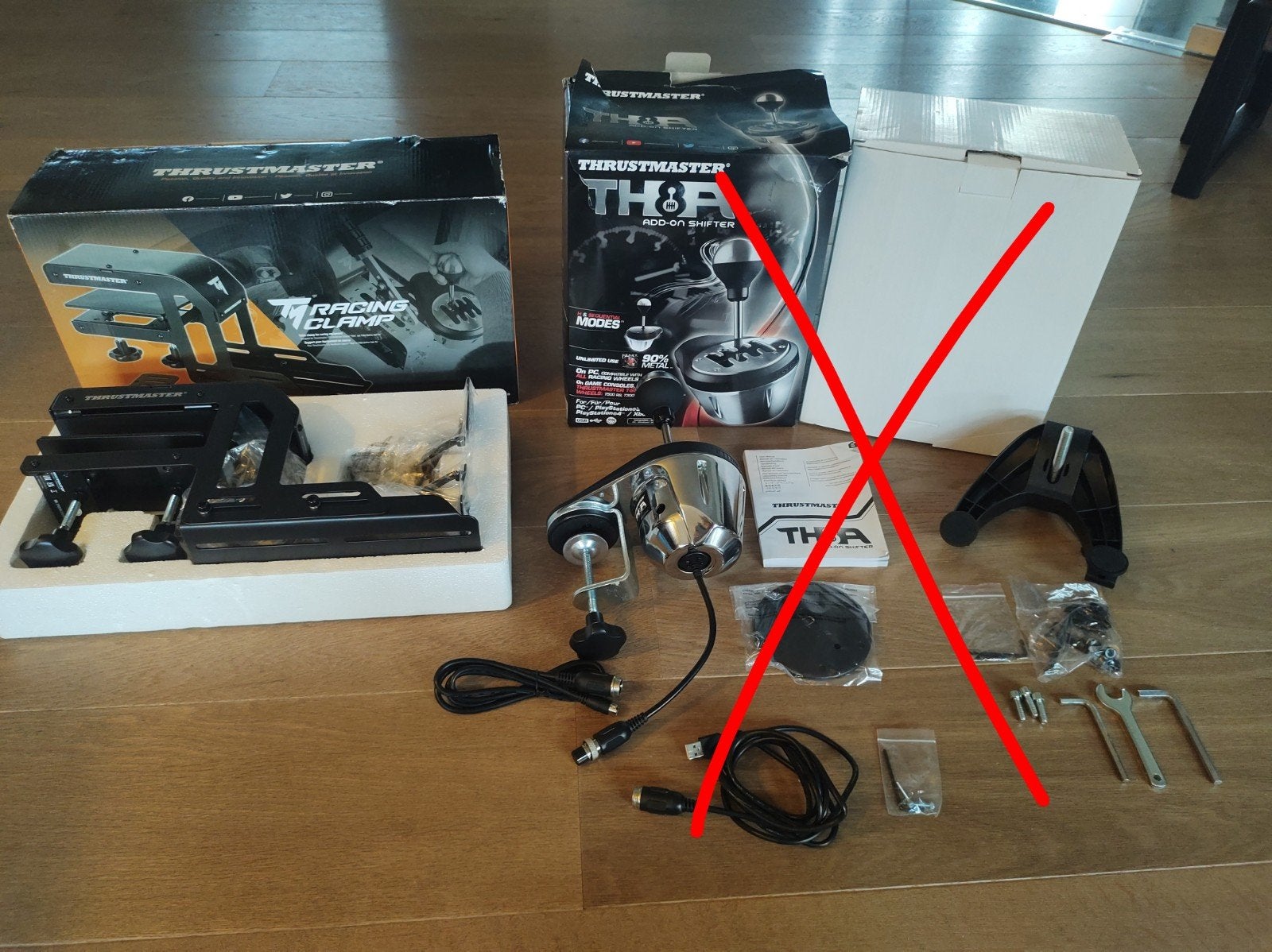 Thrustmaster T-Racing Clamp, Ophalen, Nieuw