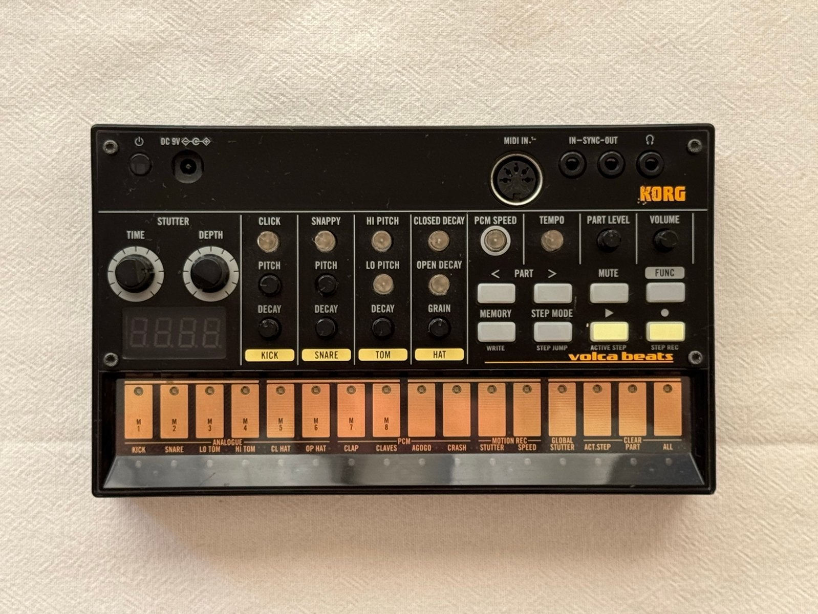 Korg Volca Beats | drumcomputer, Muziek en Instrumenten, Synthesizers, Ophalen of Verzenden, Zo goed als nieuw, Overige aantallen