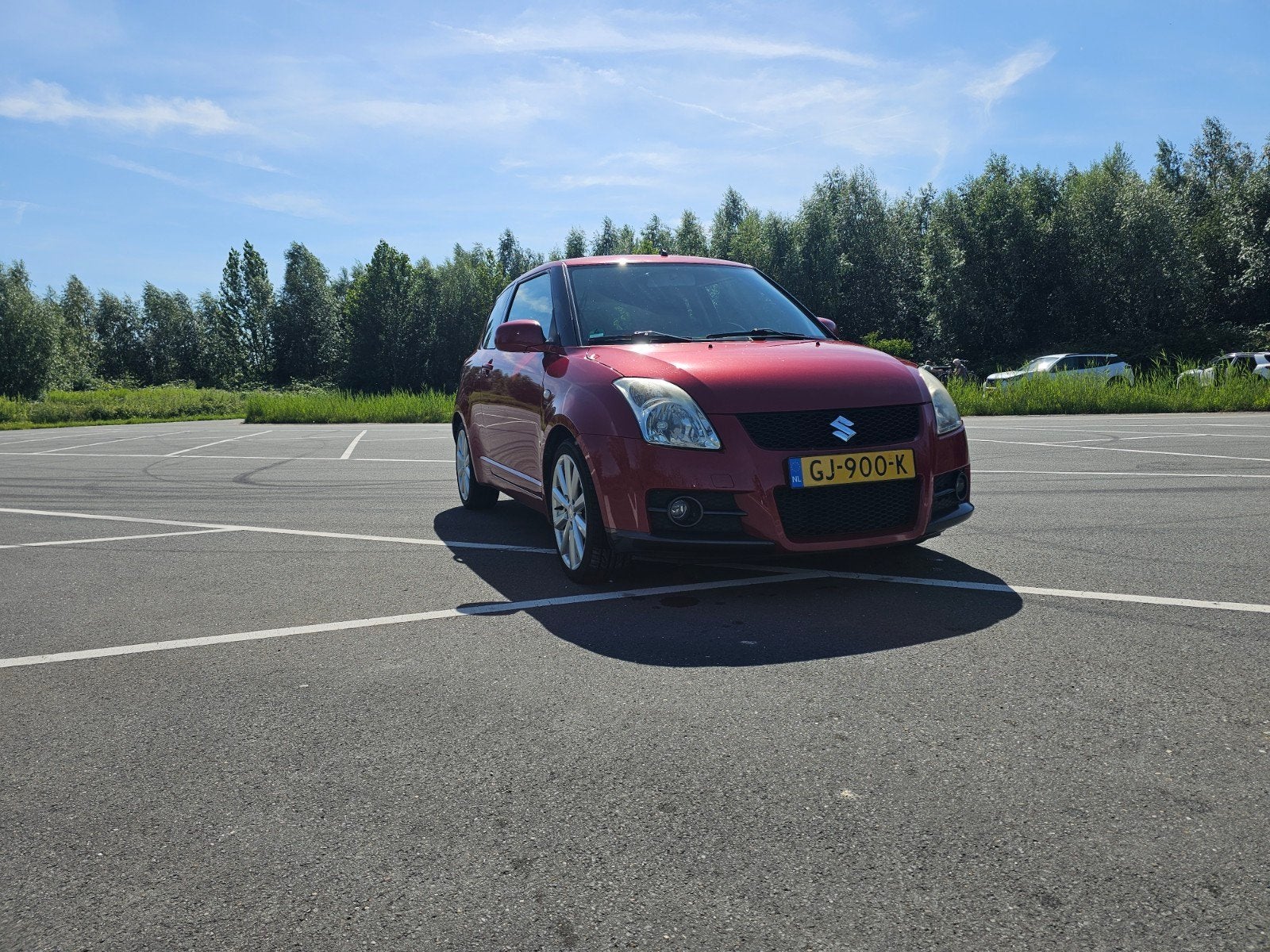 Suzuki Swift 1.6 3D Sport 2009 Rood, Auto's, Voorwielaandrijving, 1005 kg, 125 pk, 40 €/maand