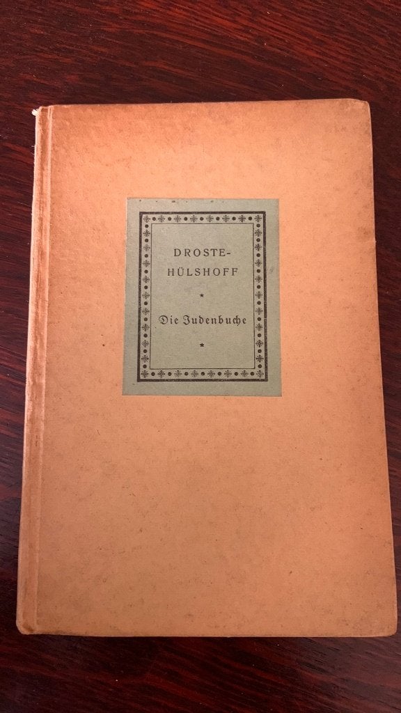 Die judenbuche - Droste-Hülshoff, Ophalen of Verzenden