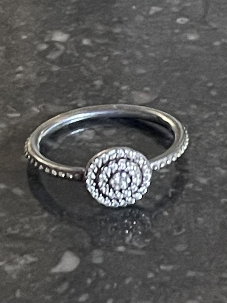 Zilveren pandora ring, Ophalen of Verzenden, Nvt, Dame, Nvt
