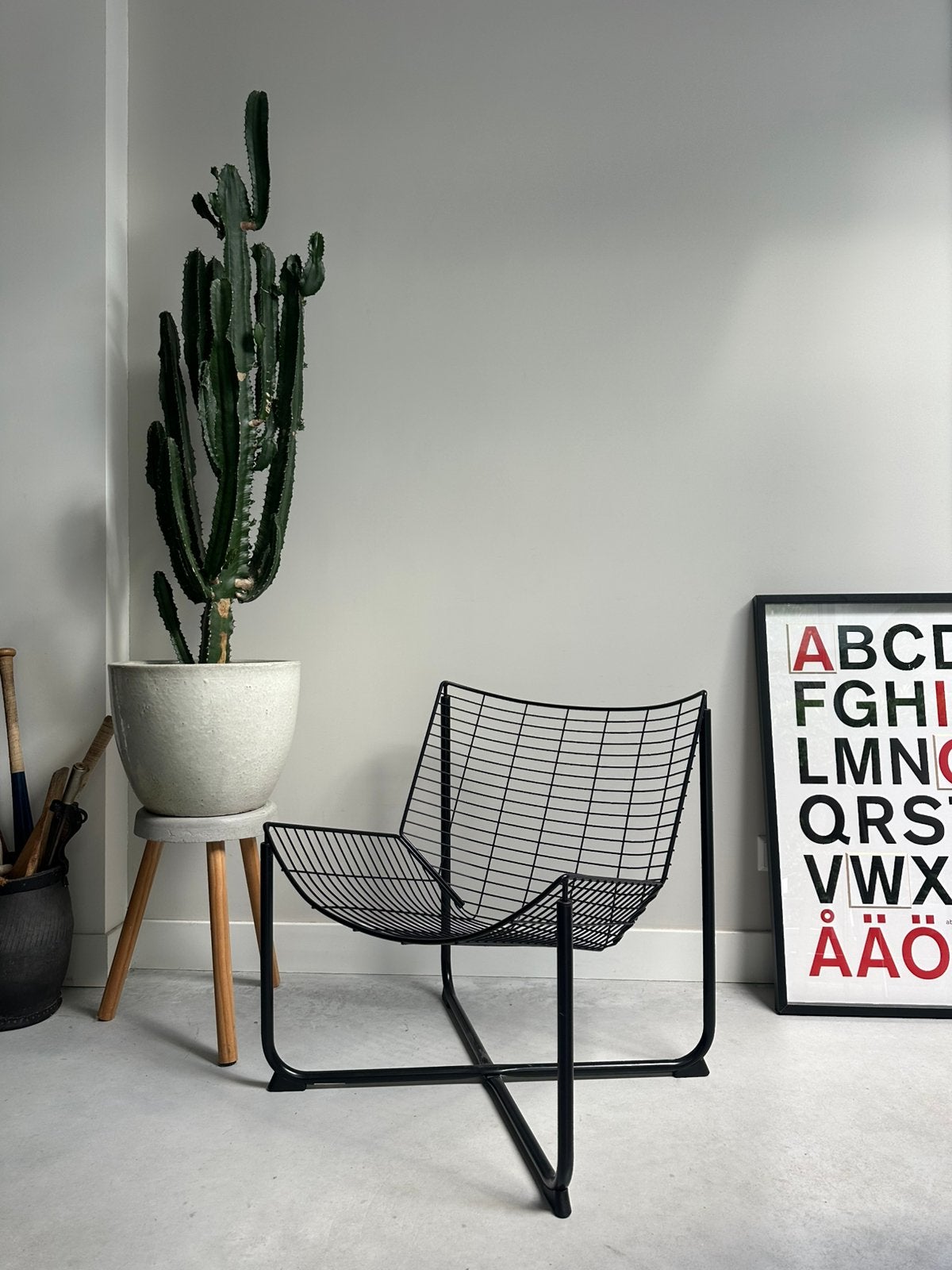 IKEA JÄRPEN draadstoel by Niels Gammelgaard, Ophalen, Zo goed als nieuw, Eén