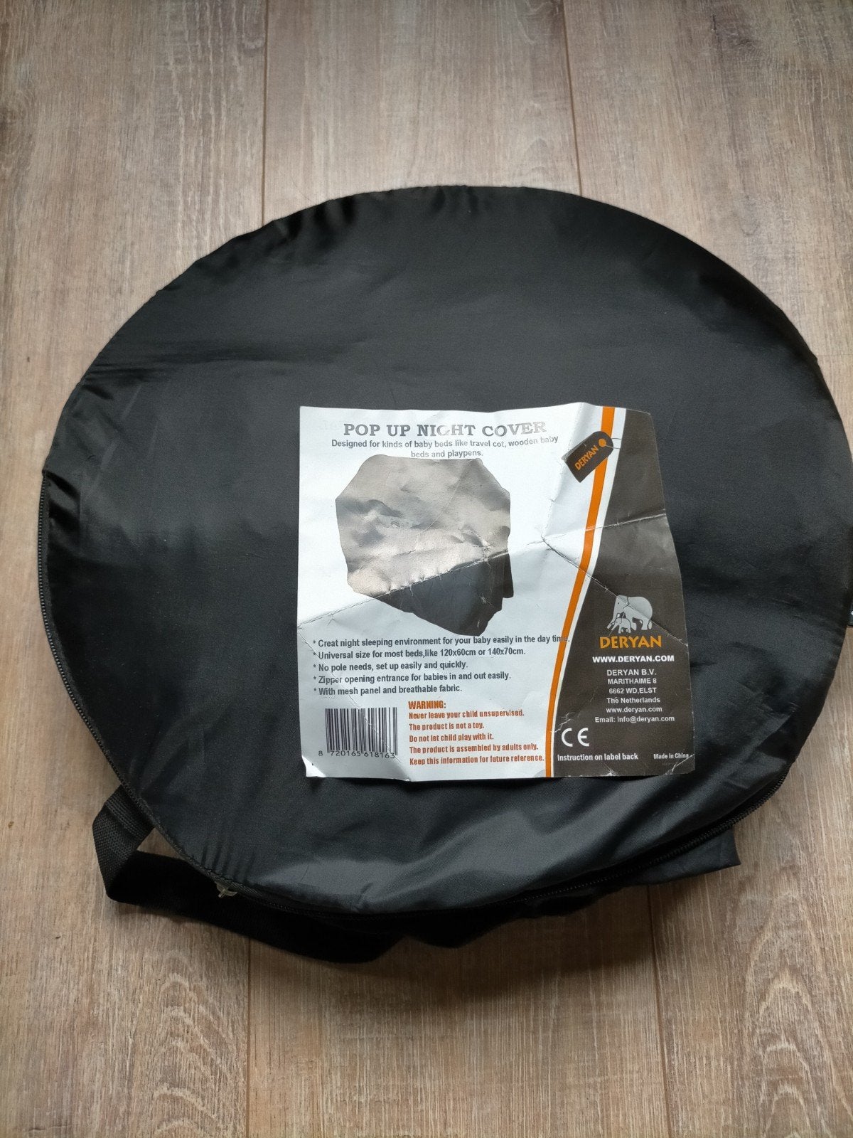 Deryan pop up night cover bedtent, Ophalen of Verzenden, Zo goed als nieuw, Tot en met 2