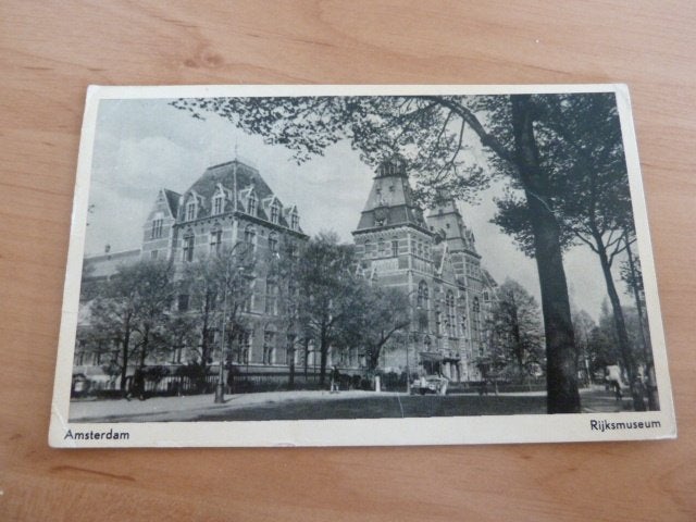 Amsterdam 1954 Rijksmuseum, Ophalen of Verzenden, 1940 tot 1960, Gelopen, Noord-Holland