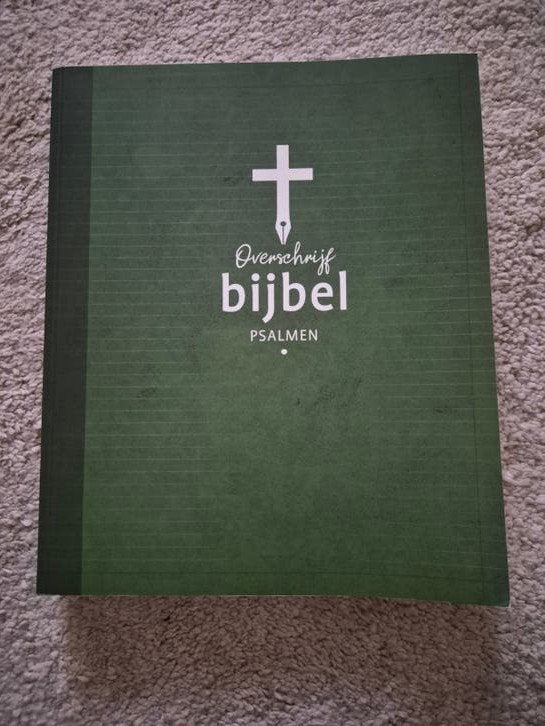 Overschrijf Bijbel Psalmen, Ophalen of Verzenden, Zo goed als nieuw, Onbekend, Christendom | Katholiek