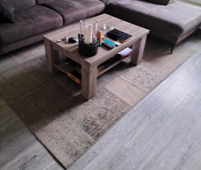 Vloerkleed, Ophalen of Verzenden, Gebruikt, Groen