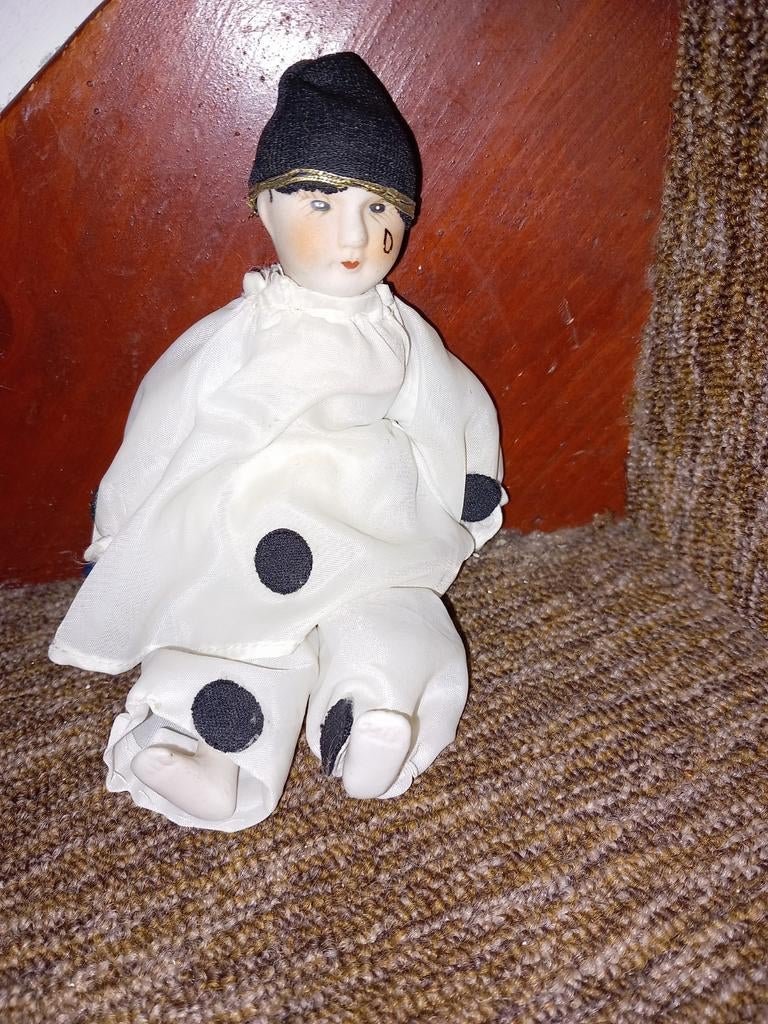 Pierrot popje, Antiek en Kunst, Ophalen of Verzenden