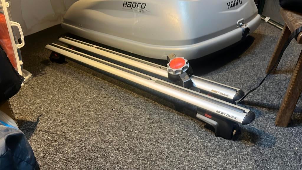 Te koop dakdragers open rail, Ophalen, Zo goed als nieuw