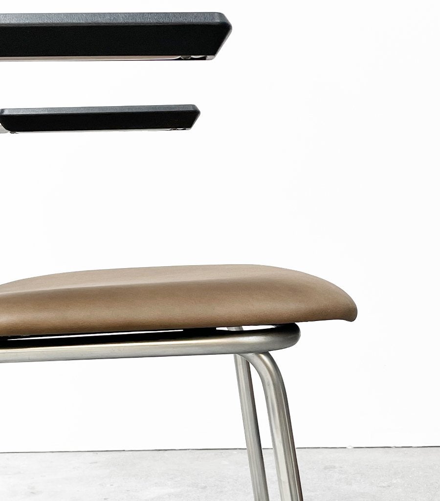Vintage Gispen cirrus 1235 stoelen, info/prijs >beschrijving, Ophalen, Overige kleuren, Leer, Rijksstraatweg 188b 1115AV Duivendrecht