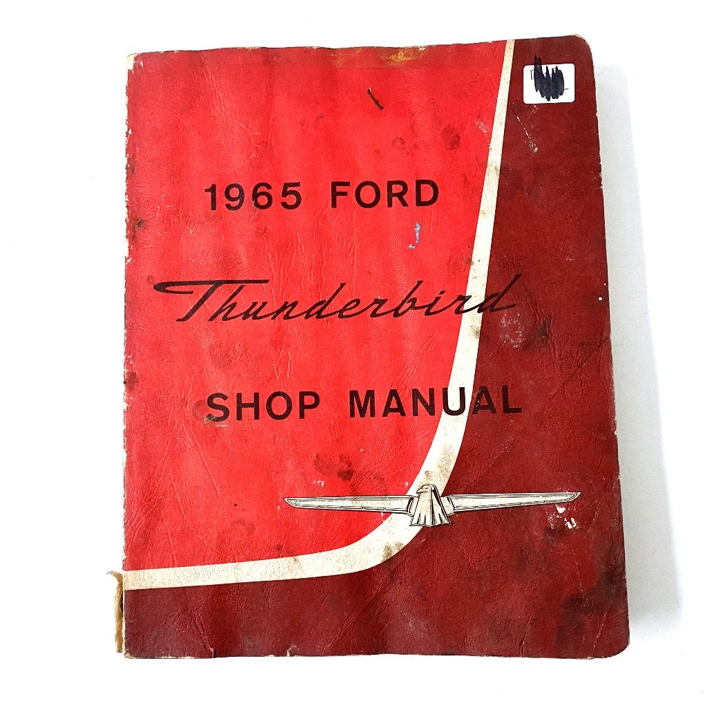 1965 Ford Thunderbird shop manual, Verzenden