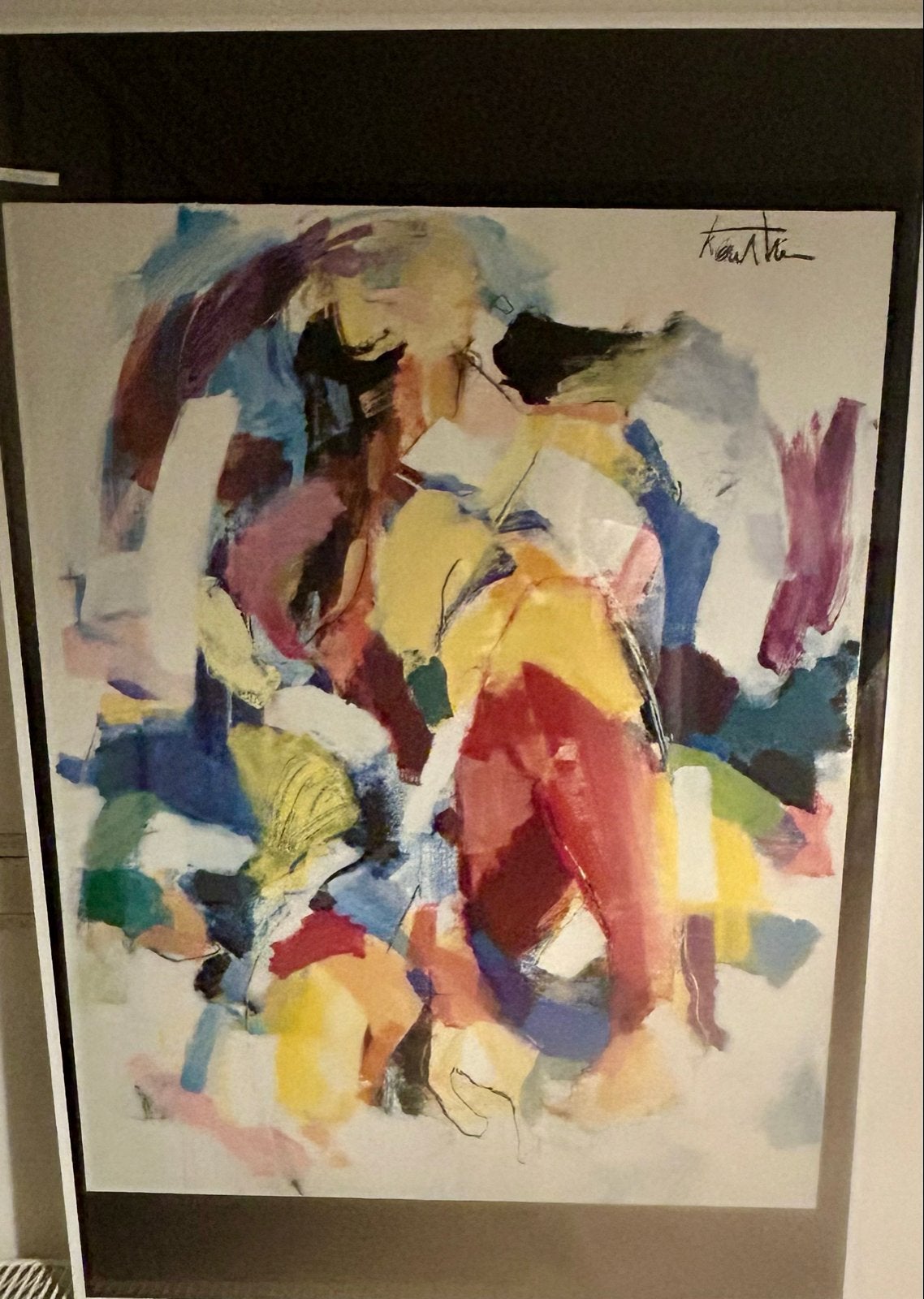 Abstract kunstwerk van Lou Thissen, Ophalen of Verzenden