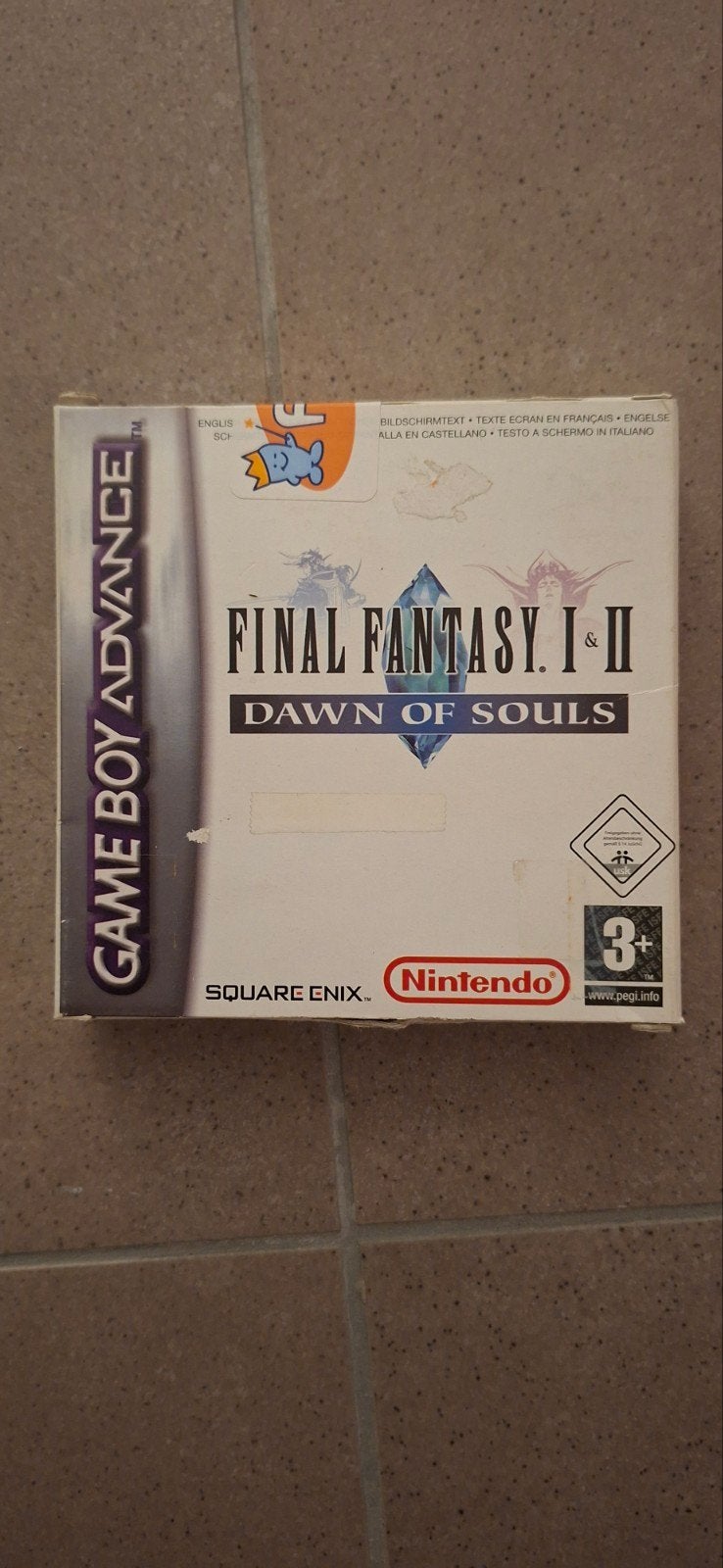 Final Fantasy 1 + 2 GBA  PAL CIB + ONGEKRASTE VIPKAART, Spelcomputers en Games, Games | Nintendo Game Boy, 1 speler, Ophalen of Verzenden