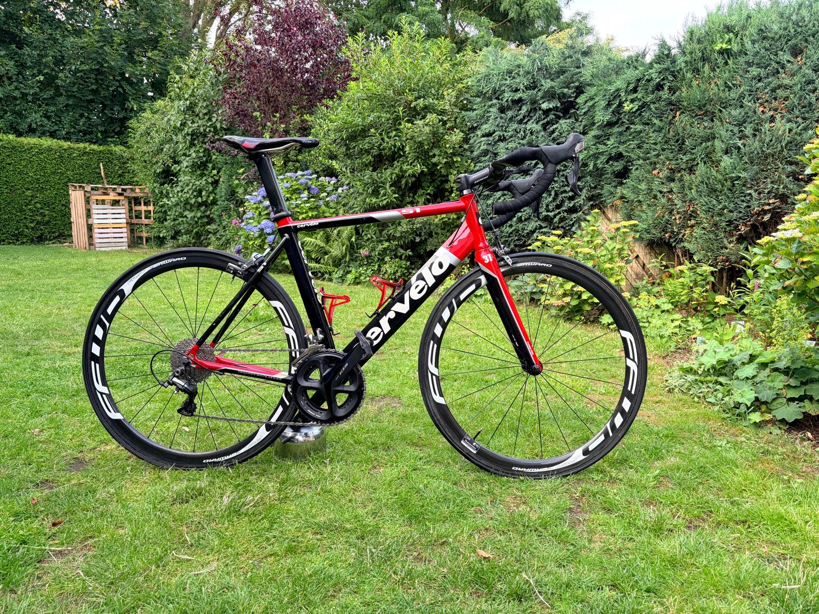 Cervélo S1 racefiets met FFWD wielen, Gebruikt, 26 inch, Aluminium, 49 tot 53 cm