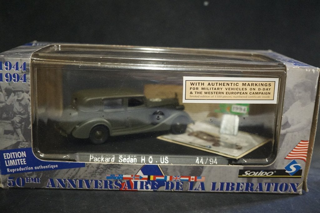 Solido Packard militaire sedan - 1/43 - Limited ed., Ophalen of Verzenden, Zo goed als nieuw, Auto, Solido