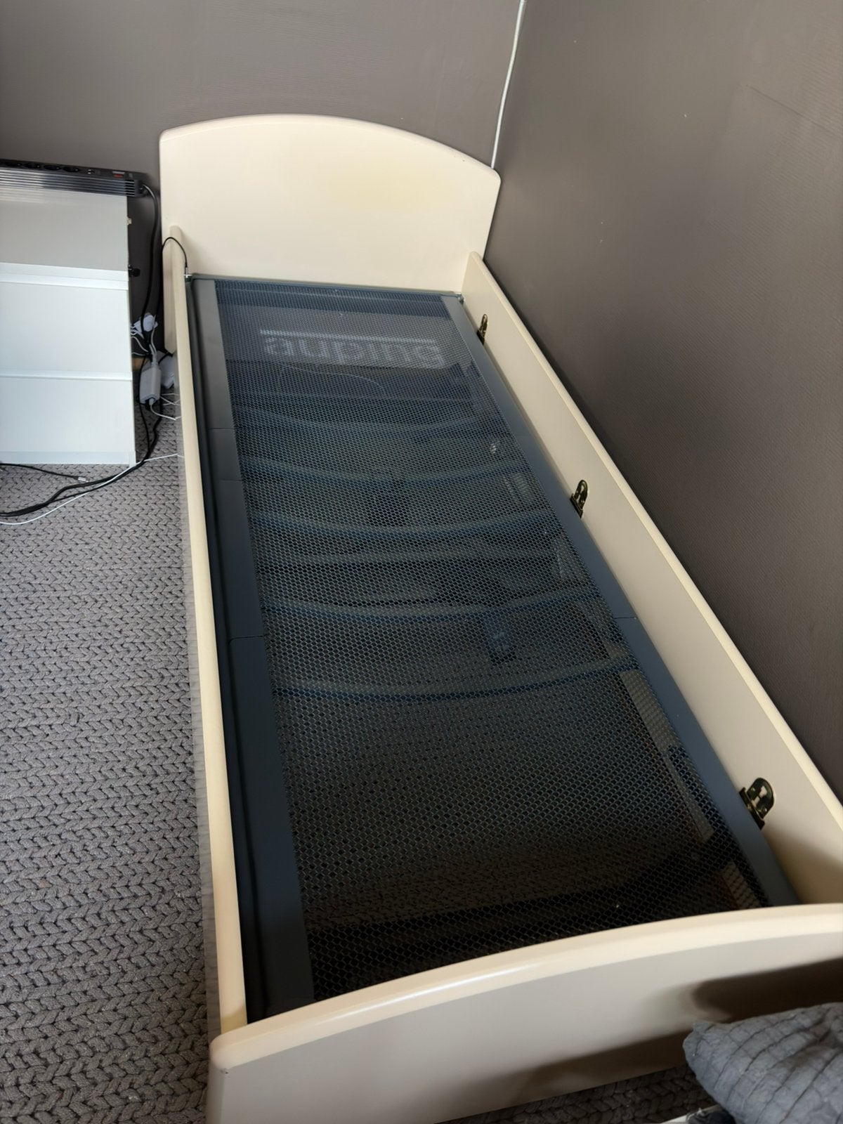 Elektrisch verstelbaar Auping eenpersoonsbed (80x200), Huis en Inrichting, Slaapkamer | Bedden, Ophalen, Verstelbaar, Eenpersoons