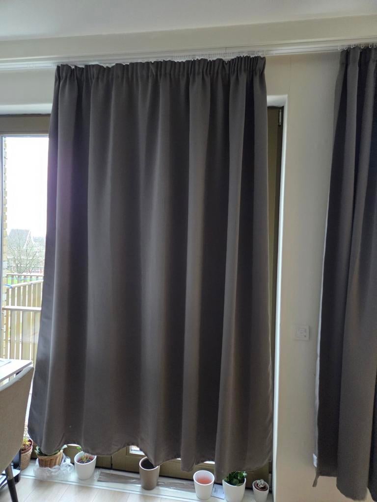 Blackout curtains grey, Ophalen of Verzenden