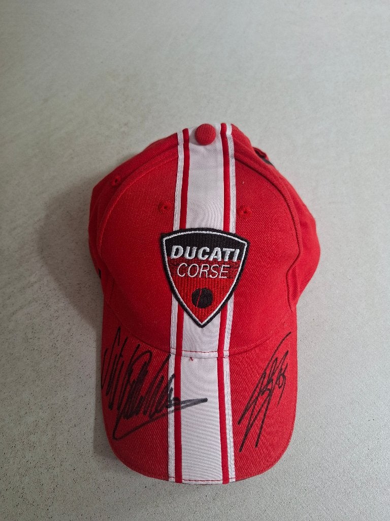 Ducati Moto GP gesigneerde cap, Ophalen of Verzenden, Nieuw, Motoren