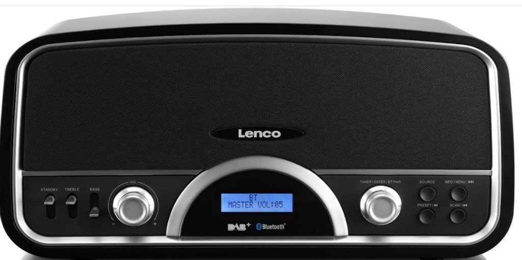 Lenco Retro DAB radio DR-05 BT, Ophalen, Gebruikt, Radio