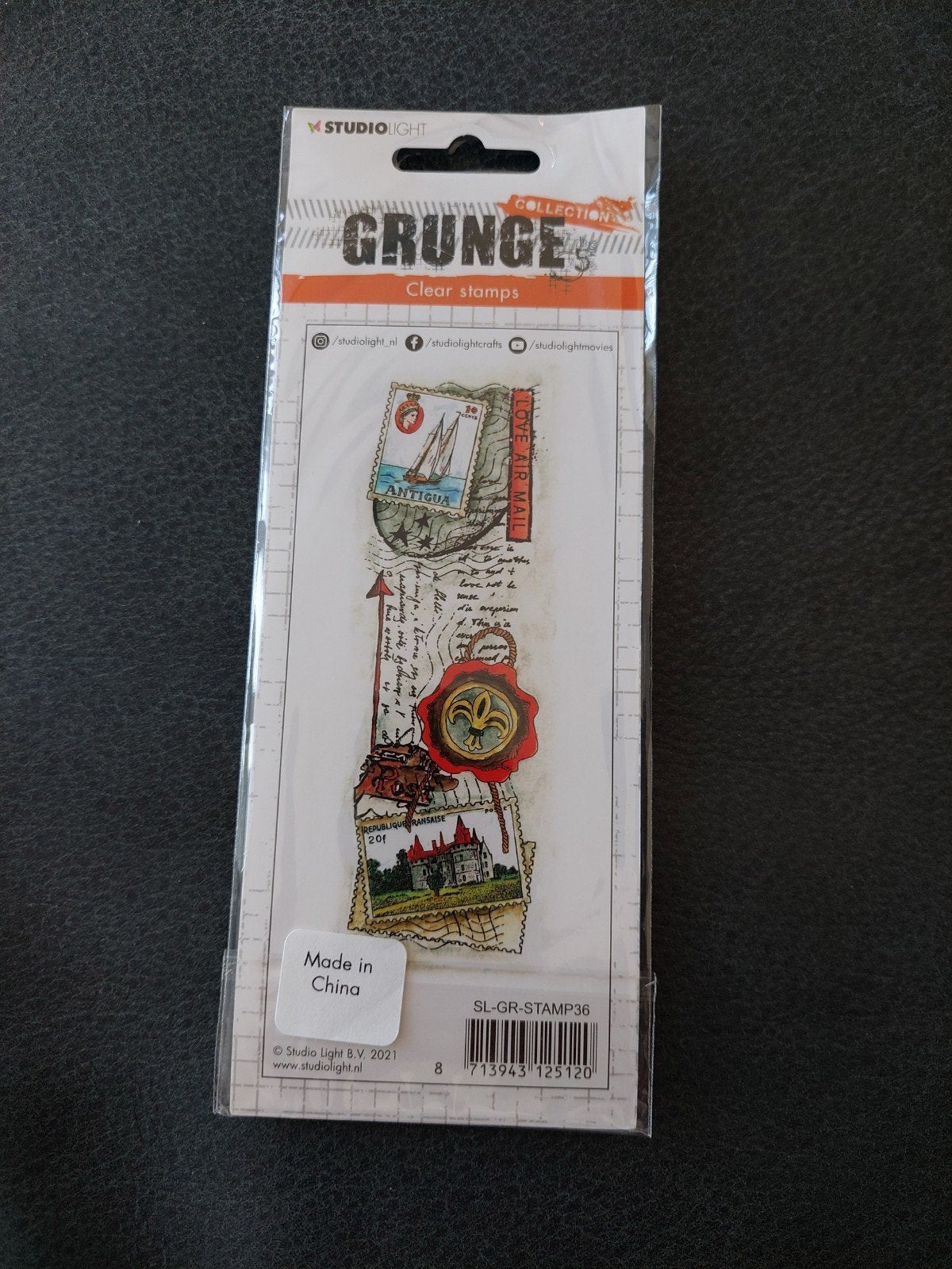 Grunge clear stamp SL-GR-STAMP36 - nieuw!, Ophalen of Verzenden, Nieuw, Overige thema's, Overige typen
