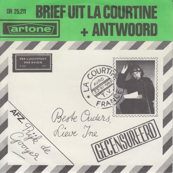 Rijk de Gooyer - Brief uit La Courtine + Antwoord (Single), Cd's en Dvd's, Ophalen of Verzenden, Zo goed als nieuw, Overige formaten