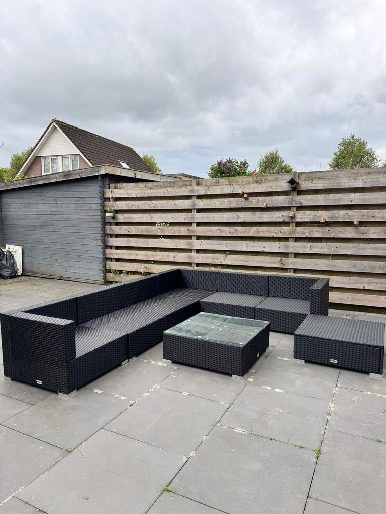 vidaXL 8-delige Loungeset (ZONDER KUSSENS), Tuin en Terras, Tuinsets en Loungesets, Ophalen, Gebruikt, Rotan, 8 zitplaatsen