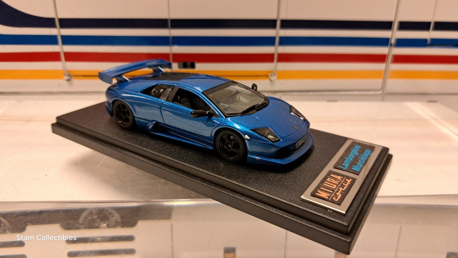 LS #42 Lamborghini Murcielago Coupe Miura Corse Blue, Overige merken, Auto, Ophalen of Verzenden, Zo goed als nieuw
