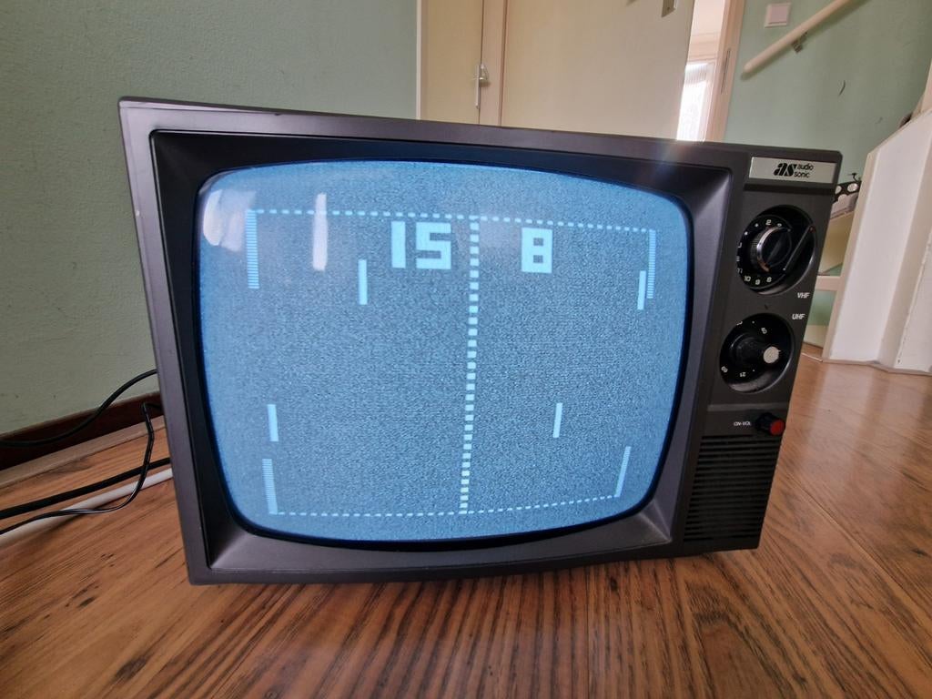 Vintage Audio Sonic draagbare tv - Retro design, Antiek en Kunst, Ophalen