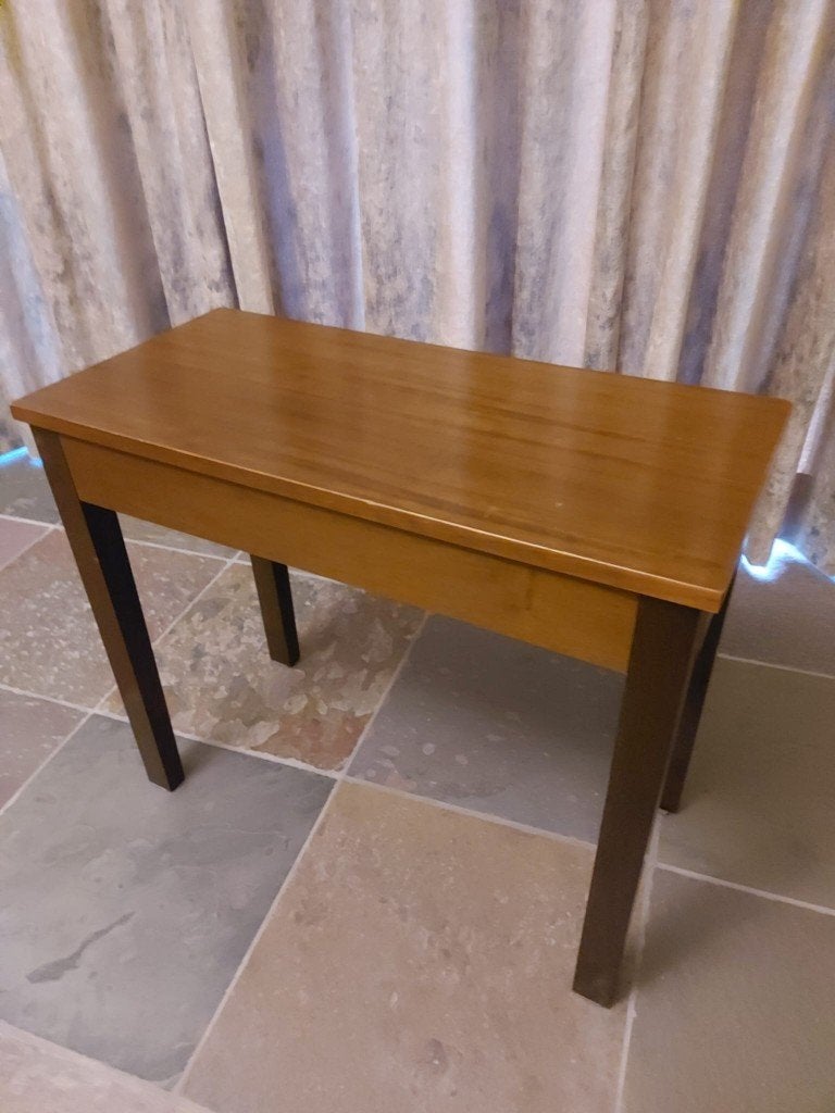 stevige pianokruk/voetenbank/side table, Huis en Inrichting, Tafels | Sidetables, Ophalen, 50 tot 100 cm, Klassiek overal inzetbaar