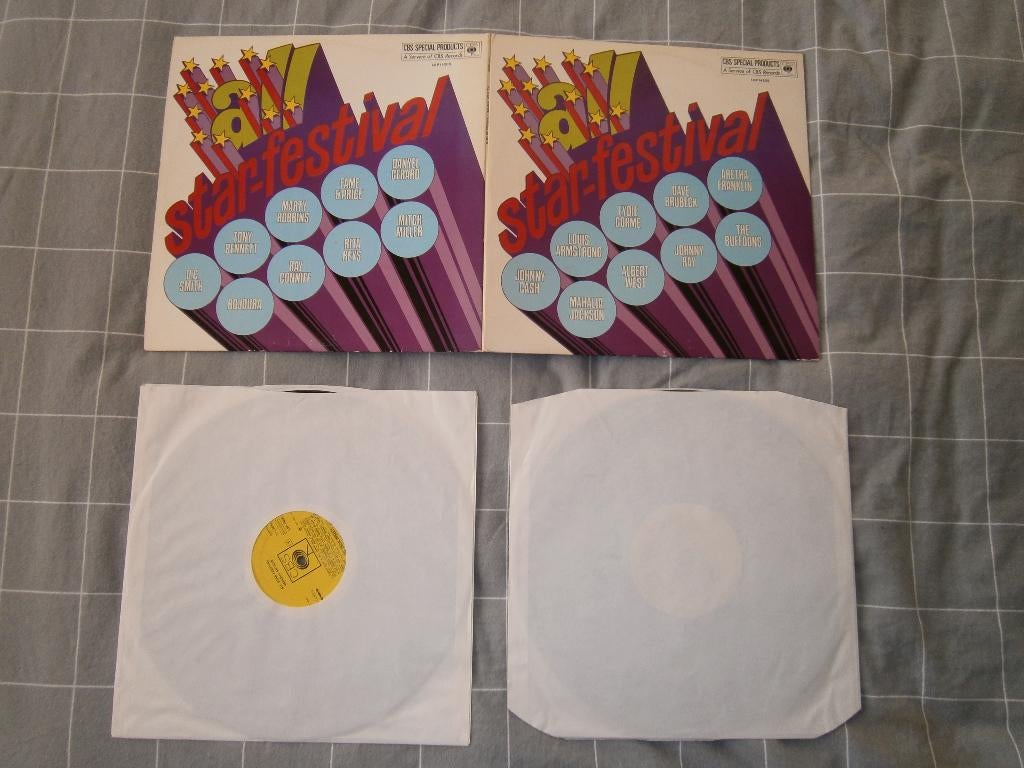 Dubbel LP : All Star Festival. 1974. CBS Special Products, Ophalen, Gebruikt, Originele persing, Overige formaten