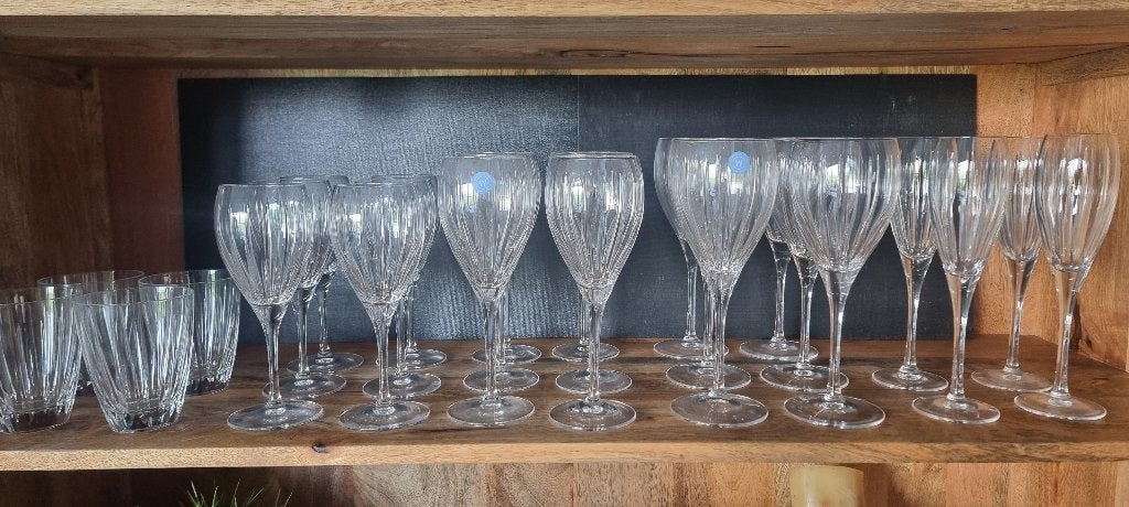 Windsor alle soorten wijnglazen wijn waterglazen waterkan, Glas of Glazen, Ophalen of Verzenden, Overige stijlen, Wedgwood