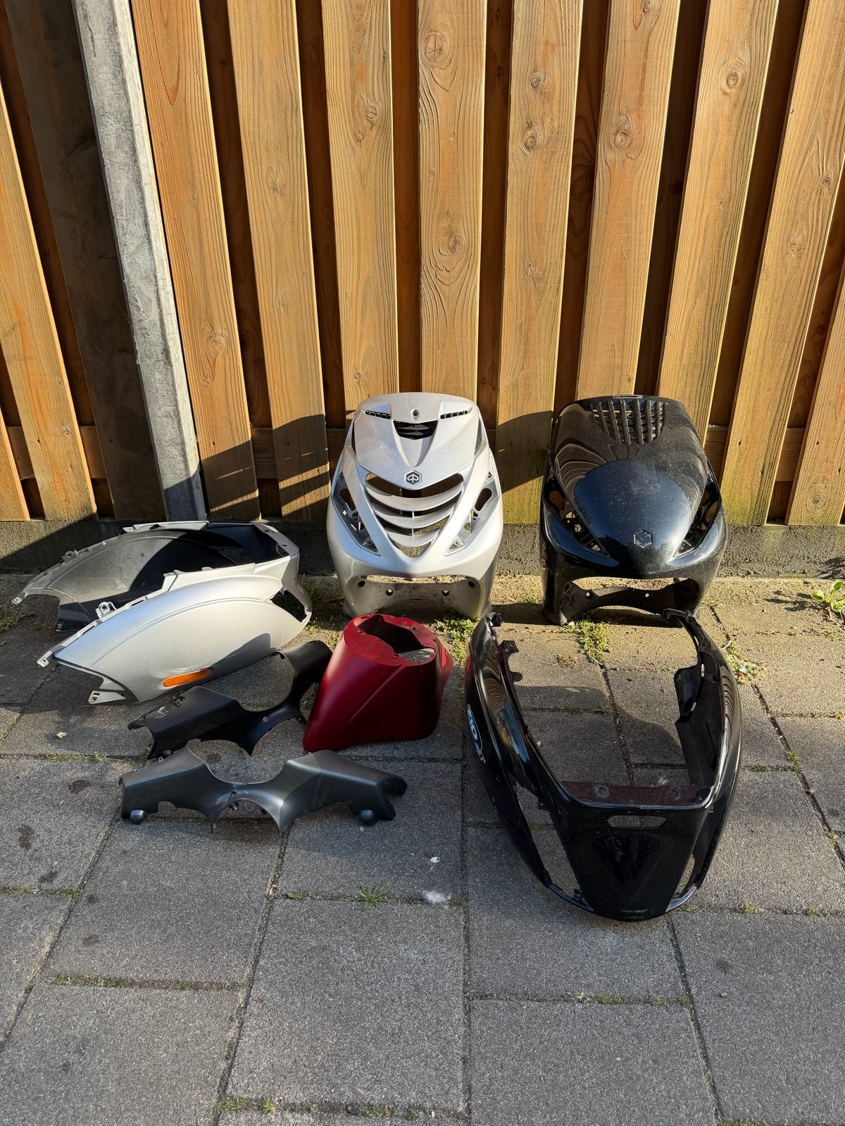 Piaggio Zip Kappensets en Originele Lampen, Fietsen en Brommers, Brommeronderdelen | Scooters, Ophalen, Gebruikt, Kap, Piaggio