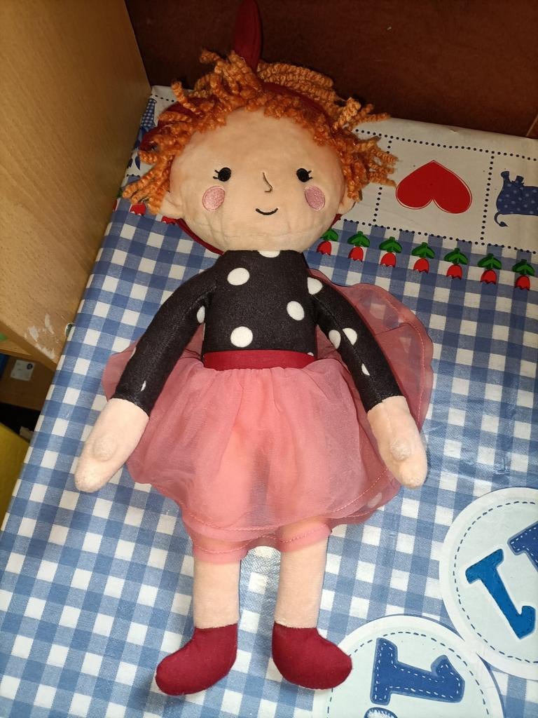HEMA meisjes pop 44 cm groot ballerina, Ophalen of Verzenden, Zo goed als nieuw, Overige typen