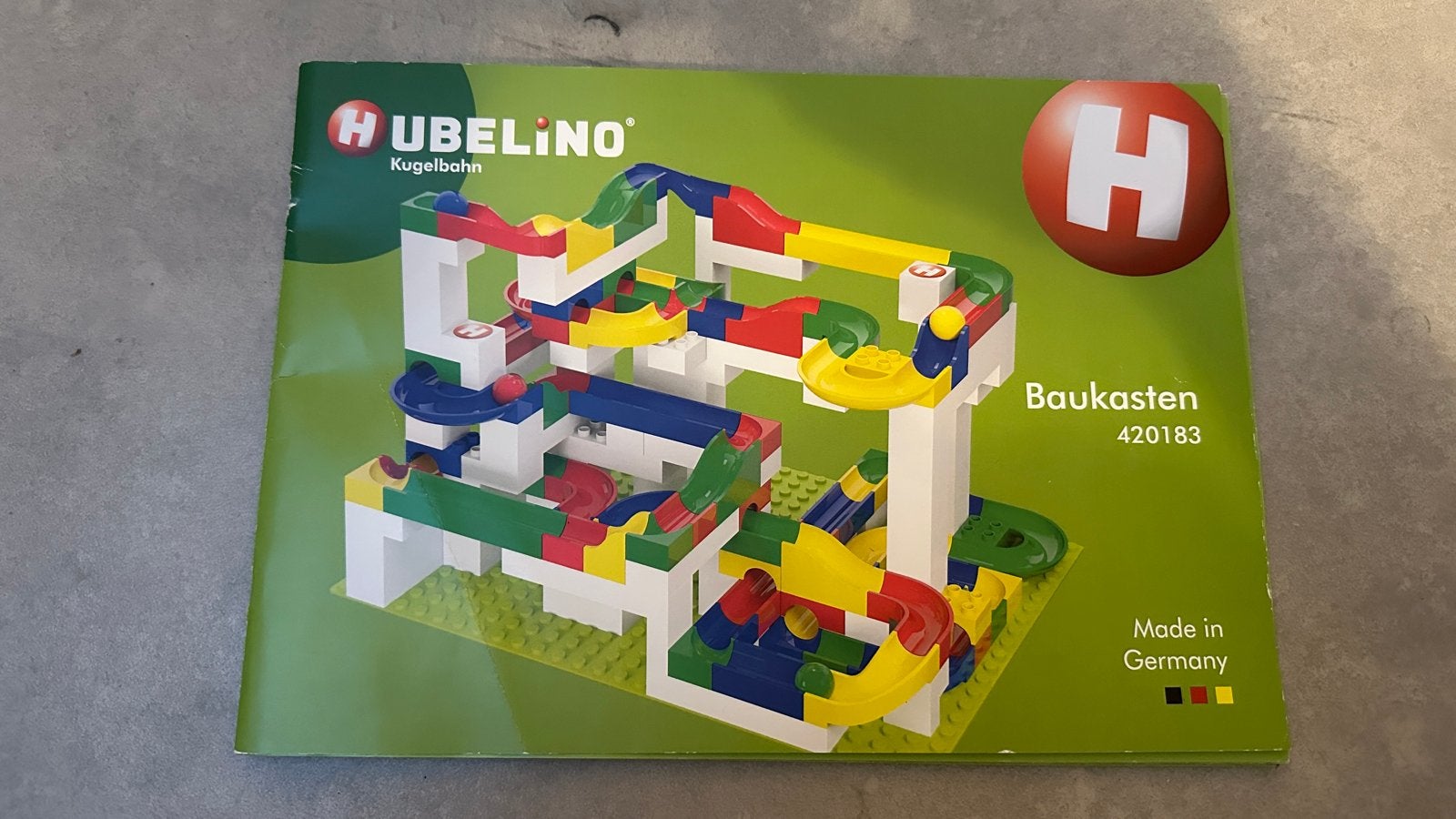 Hubelino knikkerbaan set - Compleet en in goede staat, Ophalen, Zo goed als nieuw, Overige merken