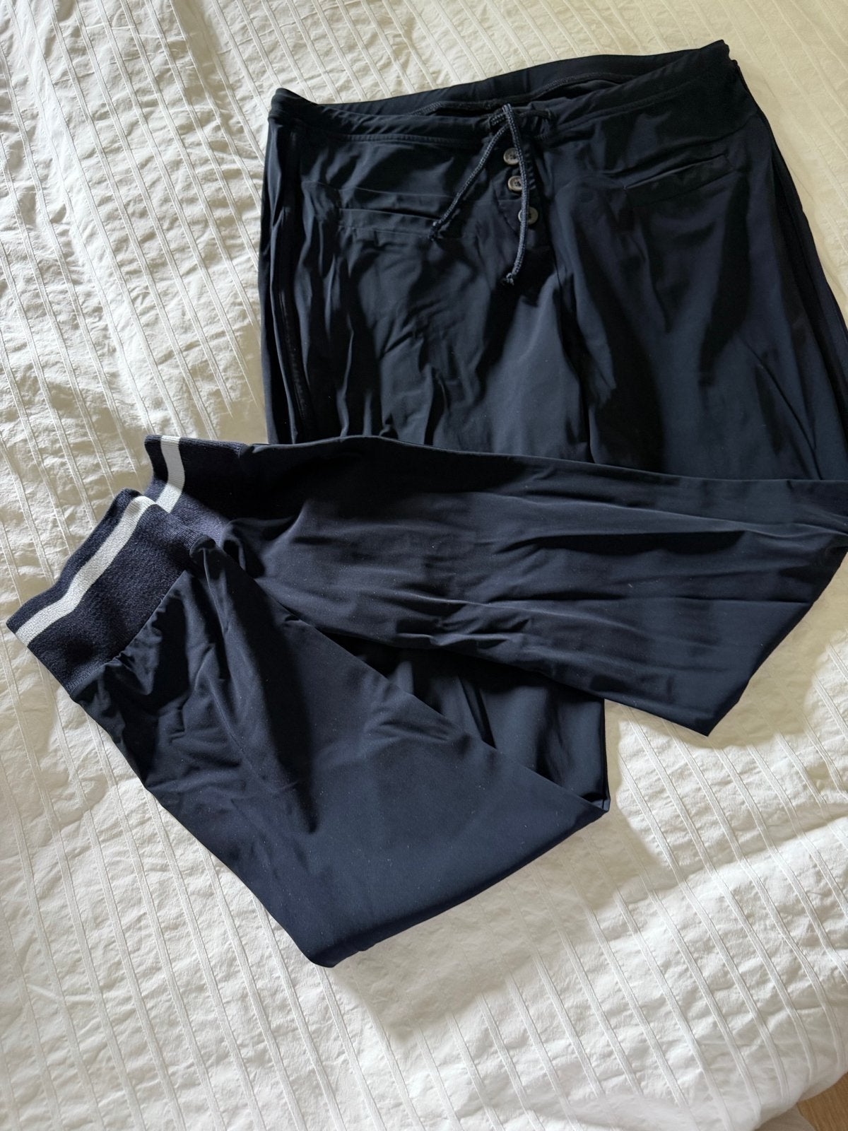 Penn & Ink NY Zwarte Broek Maat L, Zwart, Maat 42/44 (L), Ophalen of Verzenden, Zo goed als nieuw