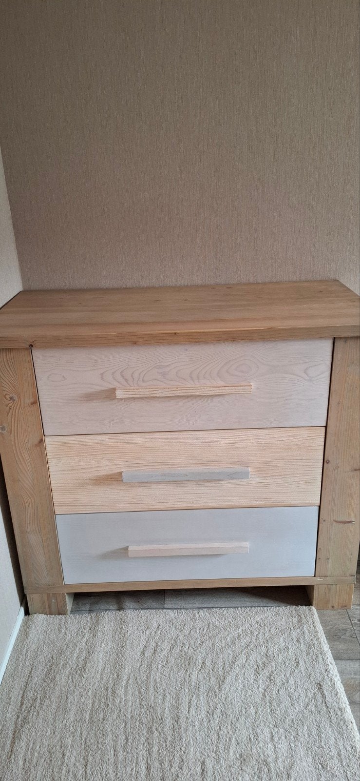 Commode Bopita met 3 lades, Ophalen, Gebruikt, 50 tot 70 cm, 75 tot 100 cm