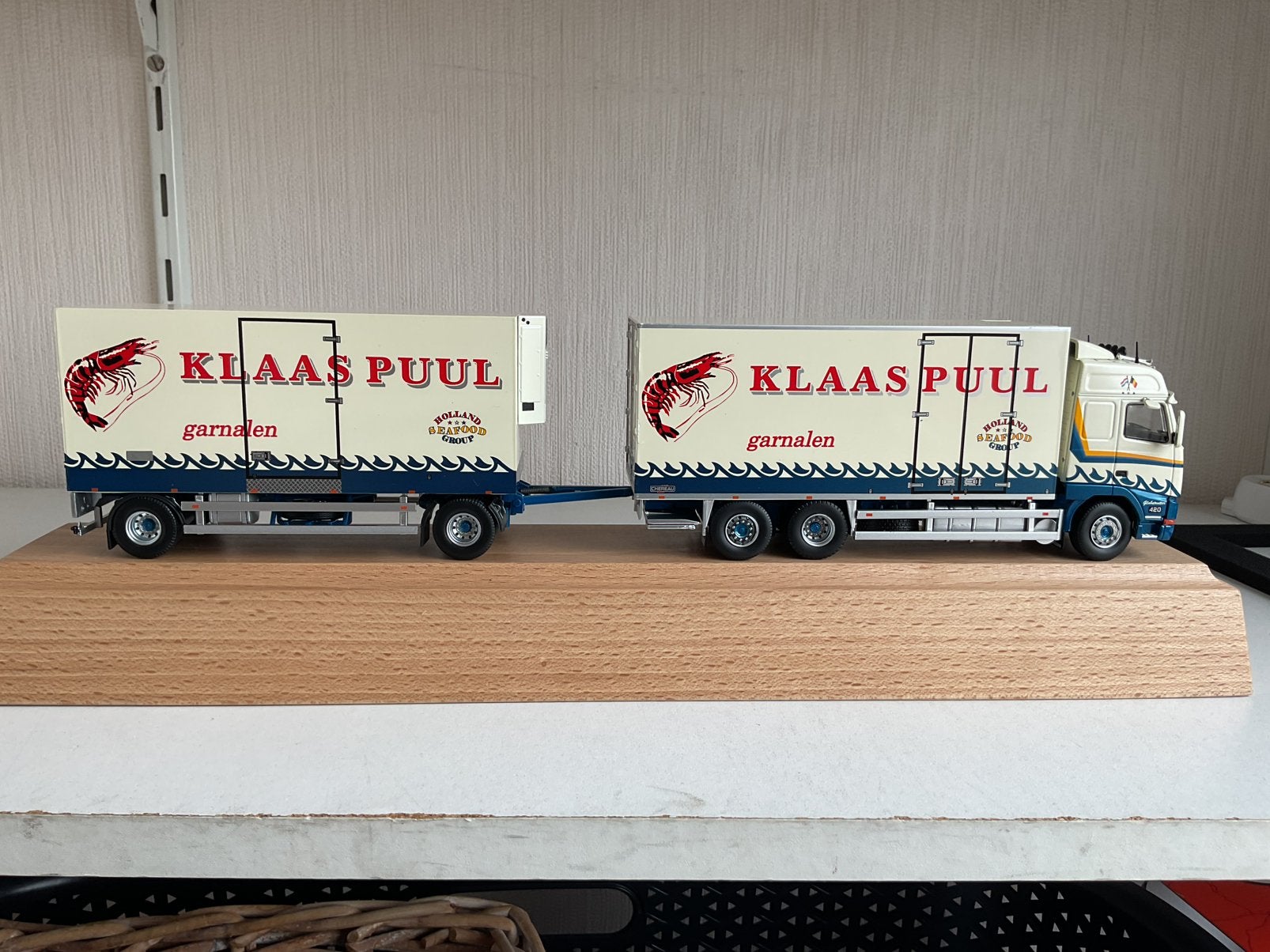 Tekno Volvo klaas puul Volendam, Hobby en Vrije tijd, Ophalen of Verzenden, Zo goed als nieuw, Bus of Vrachtwagen, Tekno