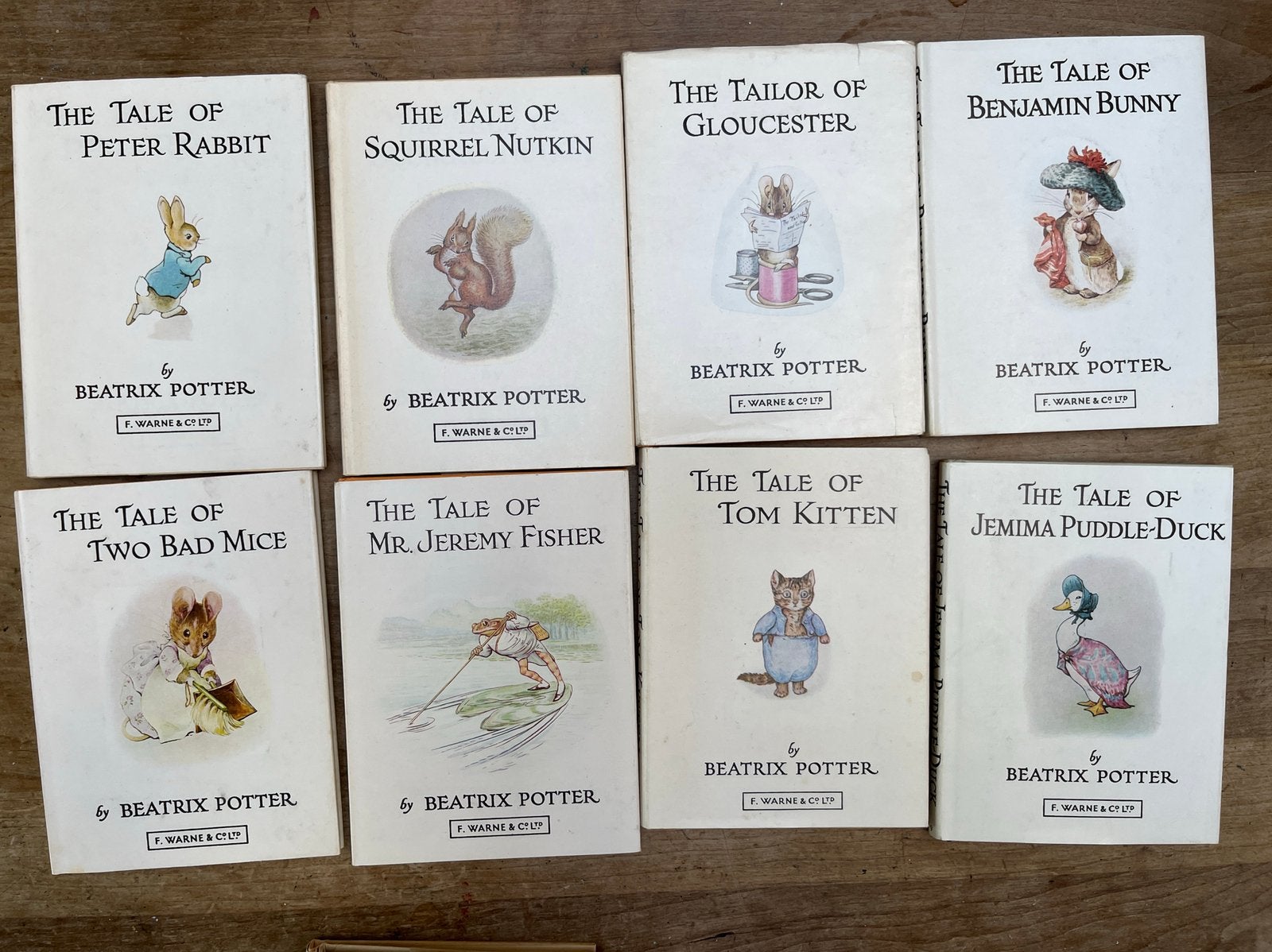 15 vintage Beatrix Potter boekjes o.a. Peter Rabbit, Ophalen of Verzenden, Zo goed als nieuw, Fictie algemeen