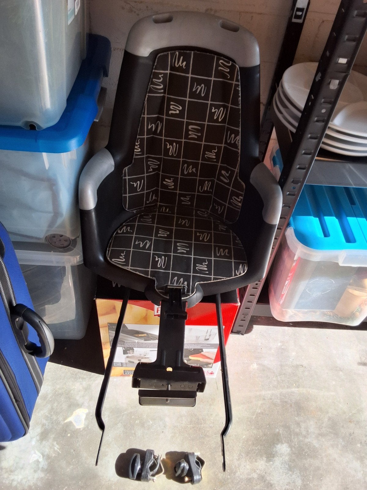 Gebruikt fietsstoeltje voor achterop de fiets, Ophalen, Achterzitje, Onbekend, 9 t/m 18 kg