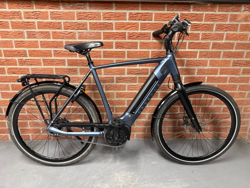 Gazelle Ultimate C8+ heren 61cm Bosch Middenmotor belt 500wh, Ophalen of Verzenden, Zo goed als nieuw, Wilhelminaweg 8 dieren
