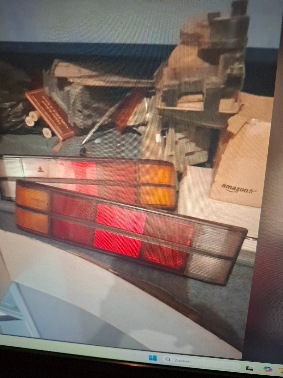 achterlichtensets opel rekord e1 en commodore c, Gebruikt, Achterklep, Opel, Ophalen of Verzenden