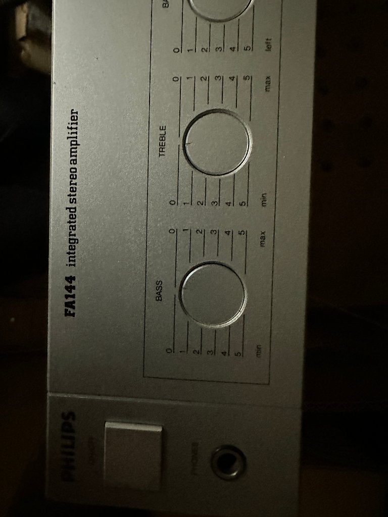 Philips versterker FA144, Overige merken, Gebruikt, Ophalen of Verzenden, 120 watt of meer