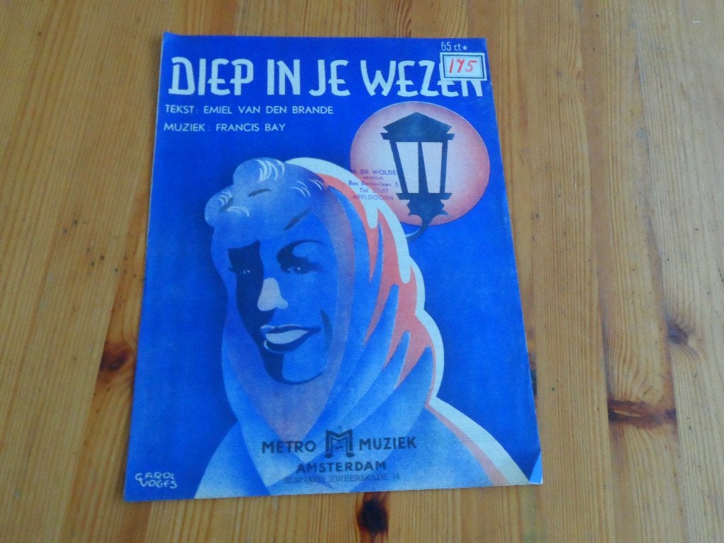 Josephine - diep in je wezen - francis bay, Gebruikt, Gitaar, Ophalen of Verzenden, Artiest of Componist