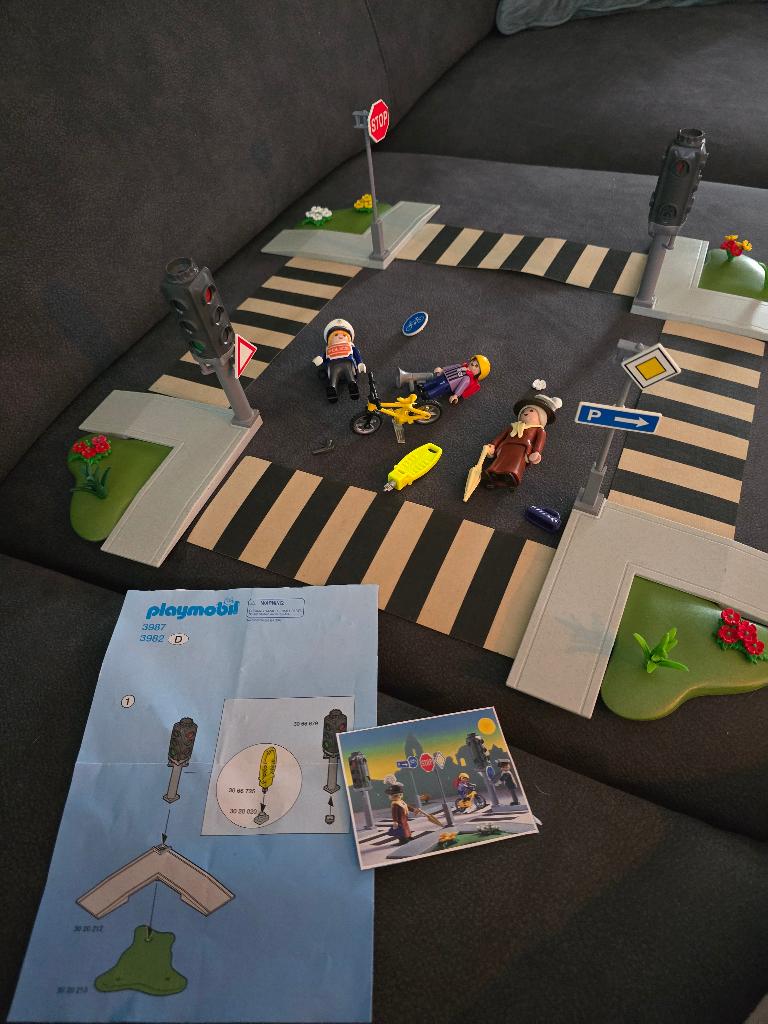 Playmobil Verkeerskruising 3987, Ophalen of Verzenden, Gebruikt, Los playmobil